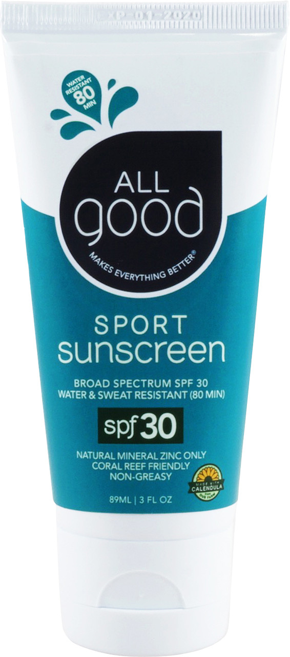 All Good SPF 30 Mineral Sport Sunscreen Lotion 89ml
