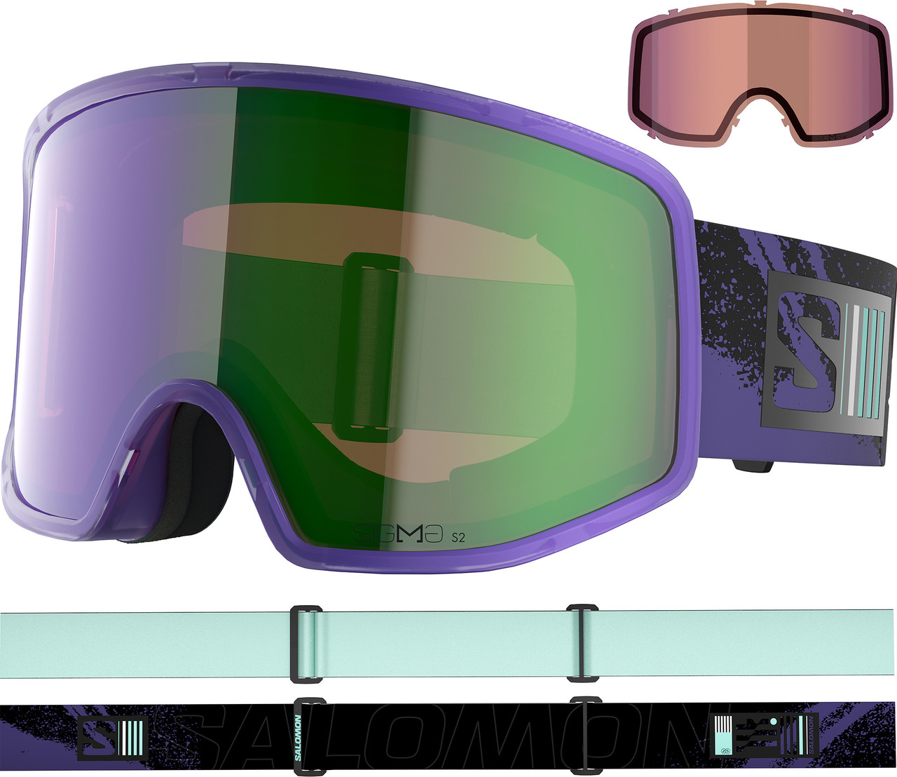 Salomon Sentry Pro Sigma Goggles with Extra Lens