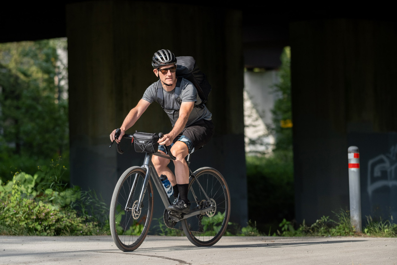 Two Wheel Gear Clutch Bar Bag - Recycled Fabric