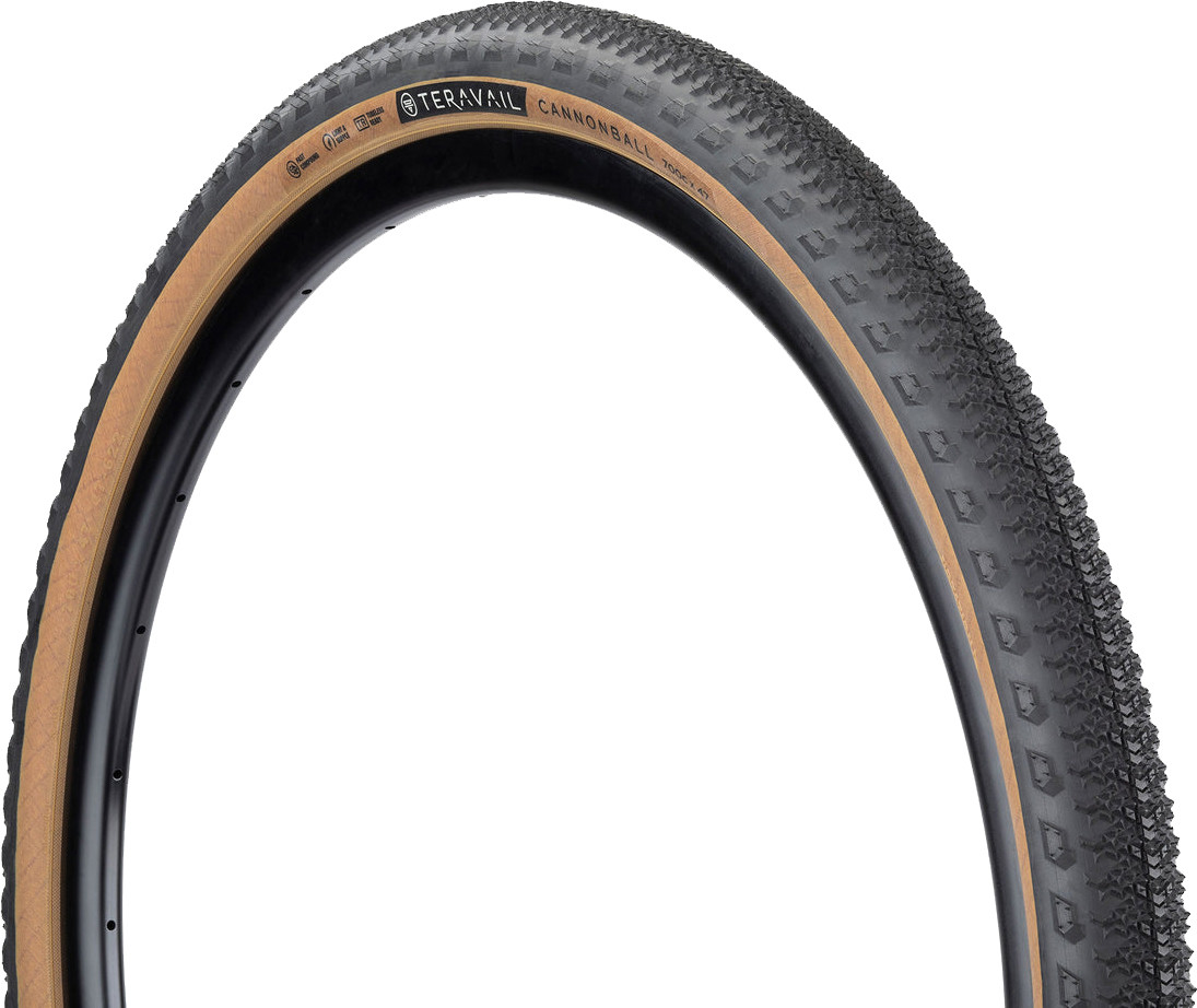 Teravail Cannonball 700C Light and Supple Folding Gravel Tire