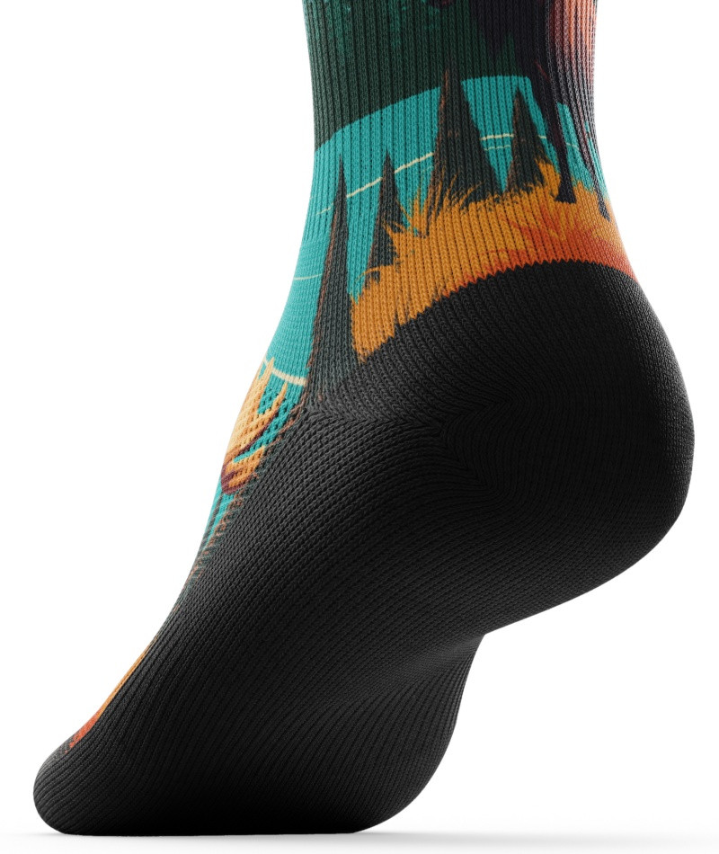 Outway Antlers Crew Sock - Unisex