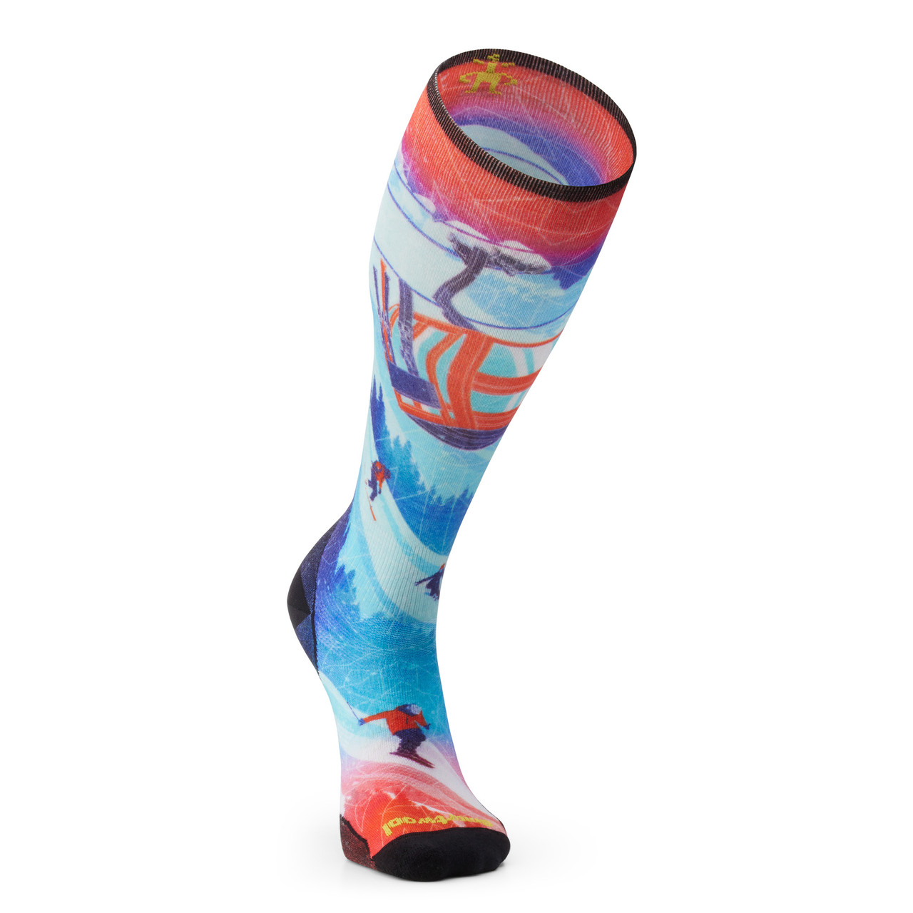 Smartwool Ski Zero Cushion Ski Day Print OTC Socks - Unisex