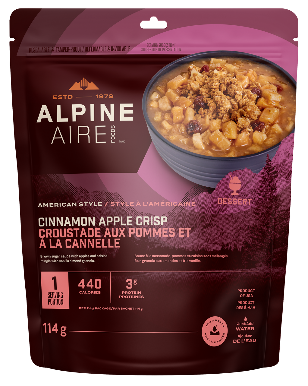 AlpineAire Cinnamon Apple Crisp