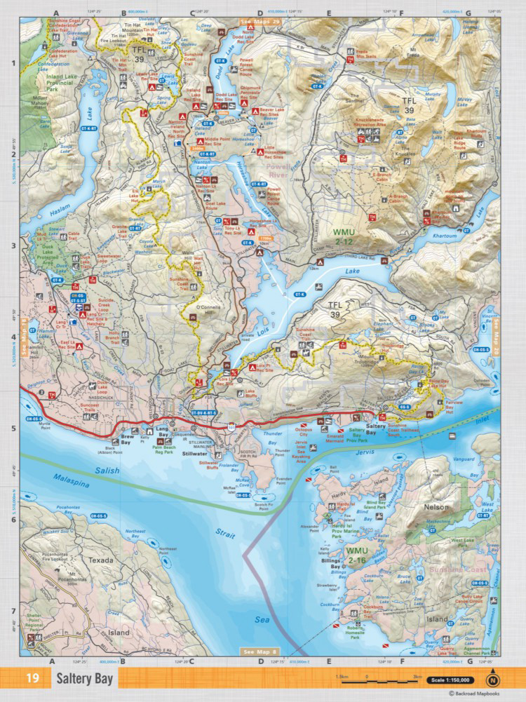 Backroad Mapbooks Vancouver, Coast & Mountains BC