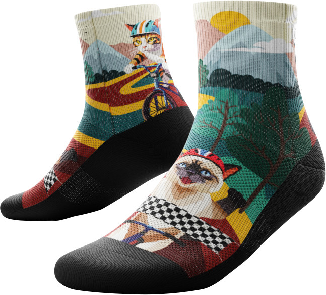 Outway Fast & Furriest Quarter Sock - Unisex