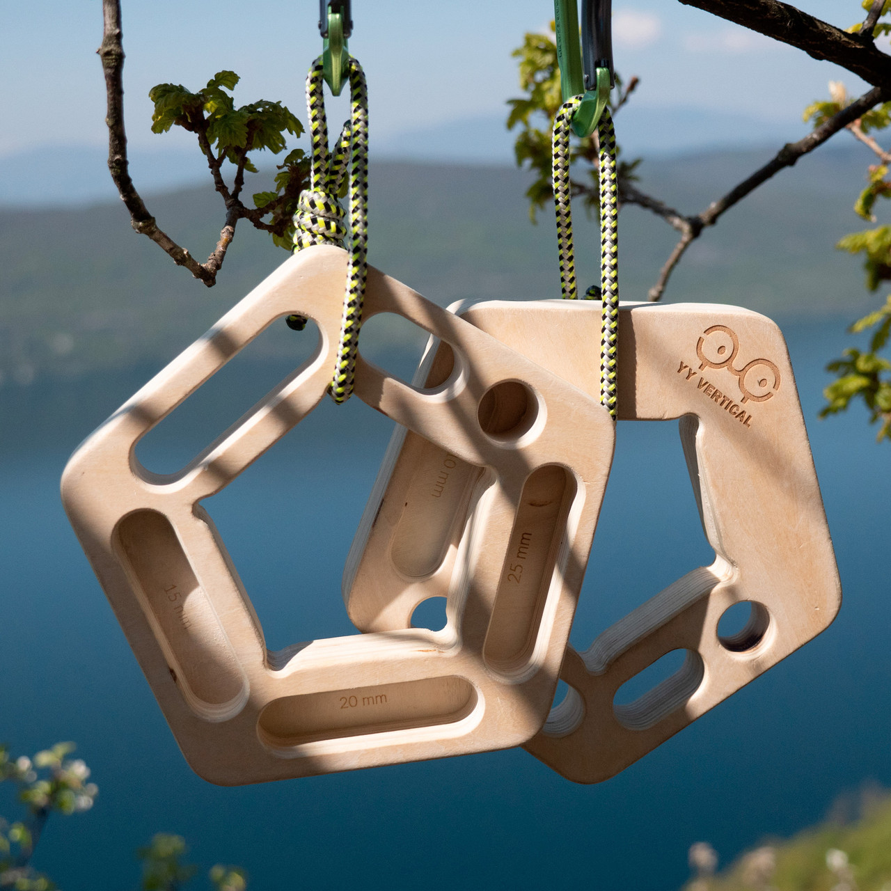 YY Vertical Penta Wood Portable Hangboard