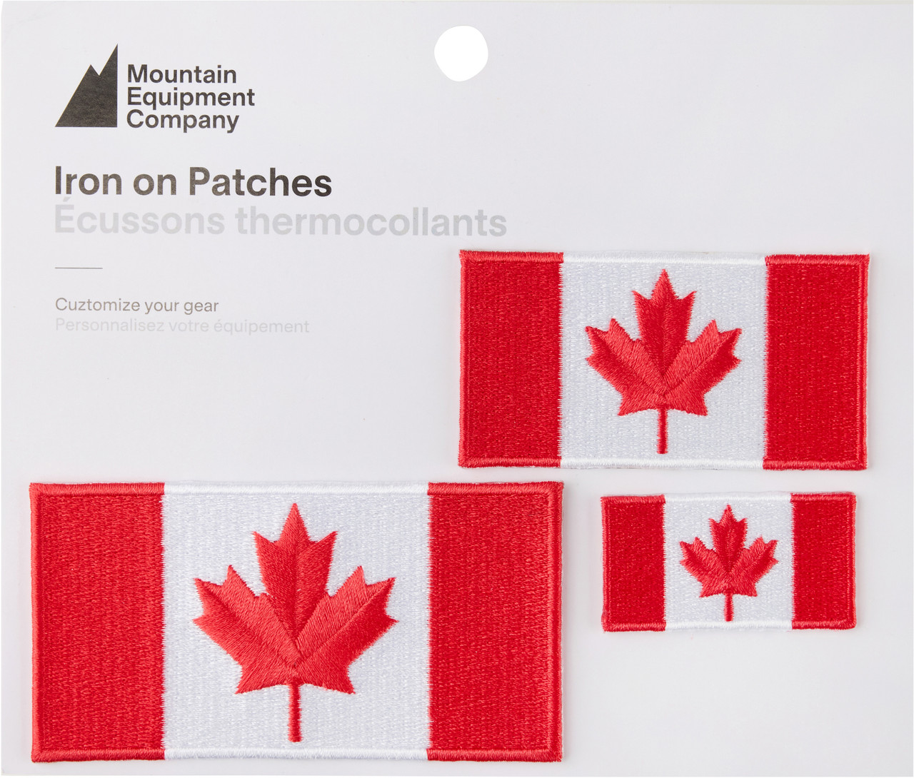 MEC Iron on Patches 3-Pack