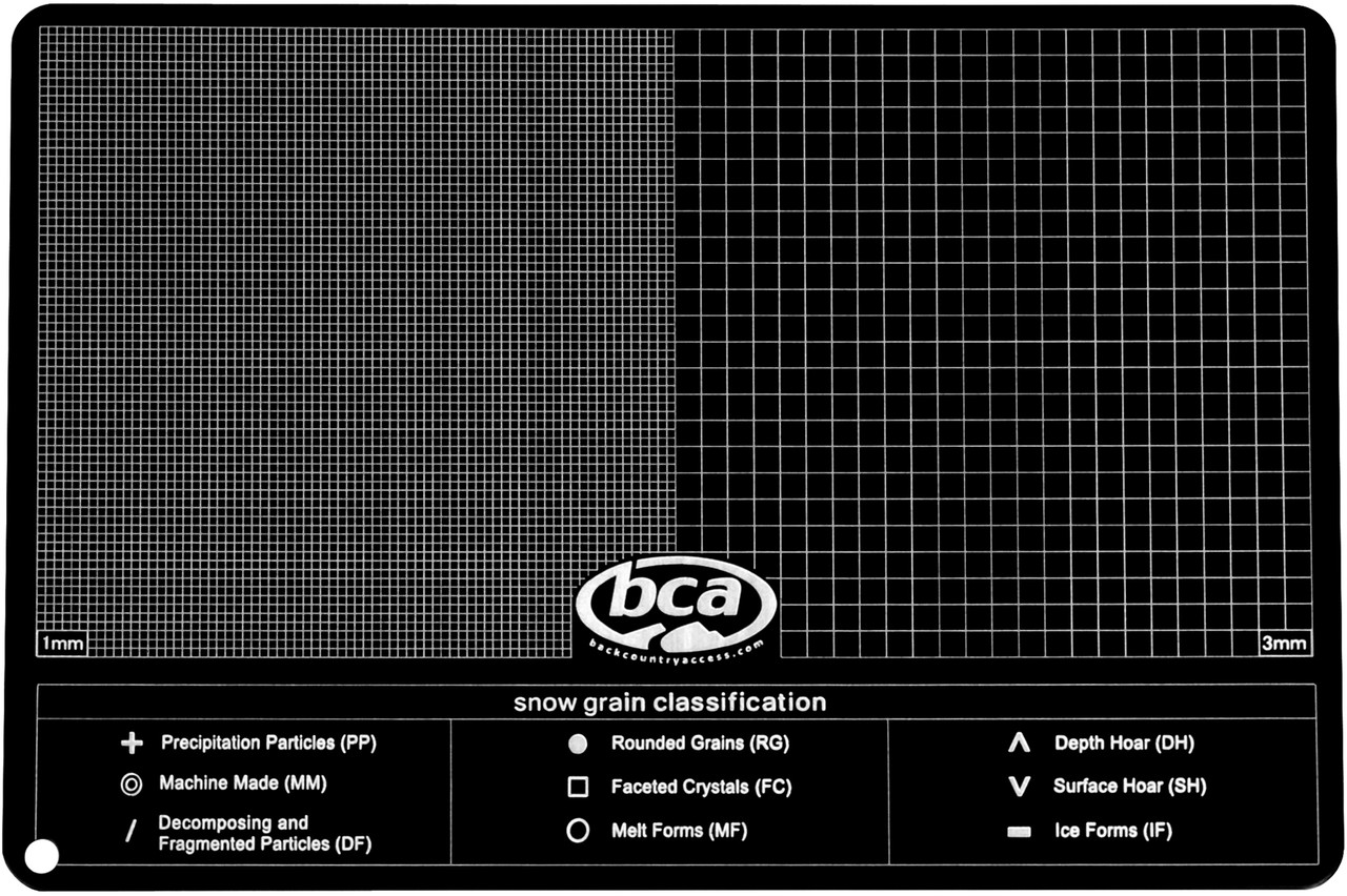 Backcountry Access Aluminum Snow Crystal Card