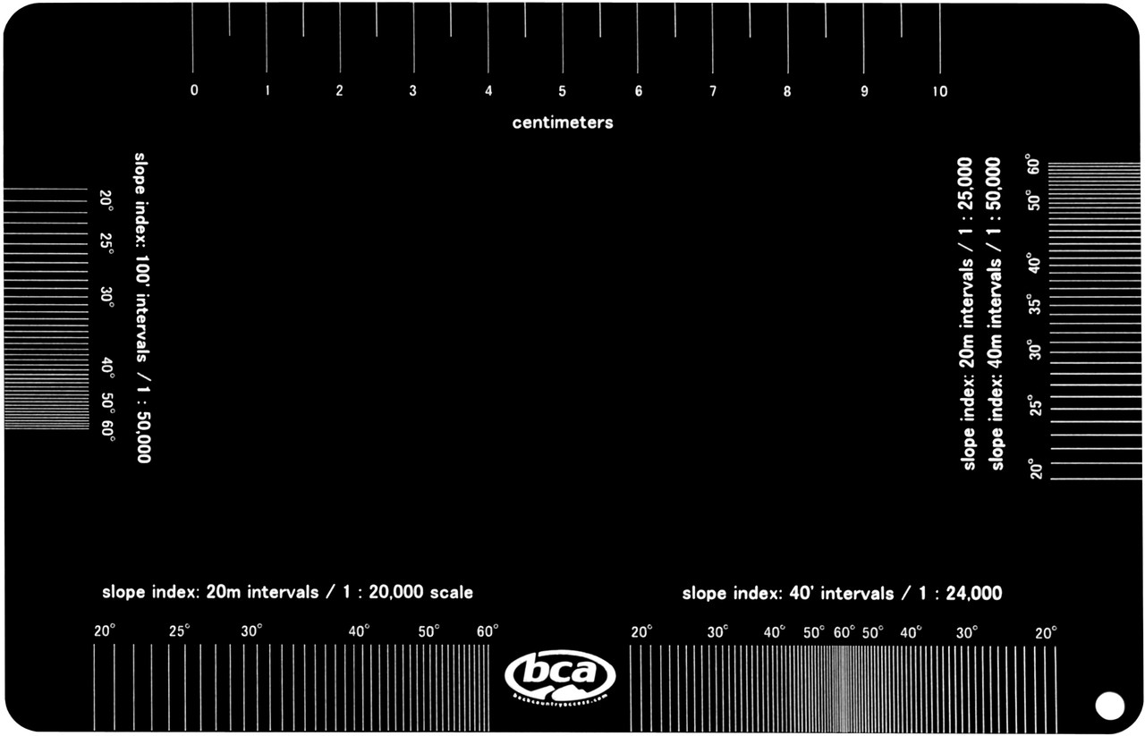 Backcountry Access Aluminum Snow Crystal Card