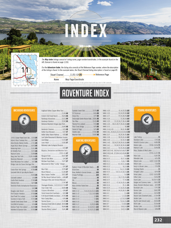 Backroad Mapbooks Thompson Okanagan BC