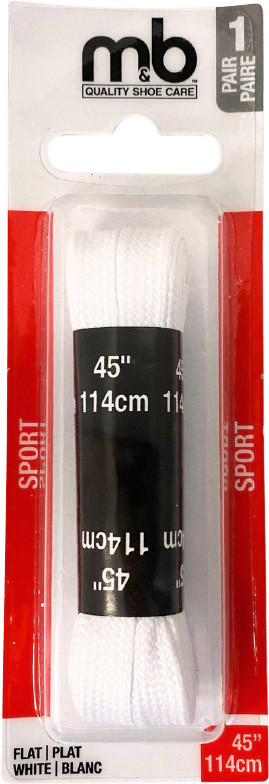 Moneysworth Sport Flat Laces 45"