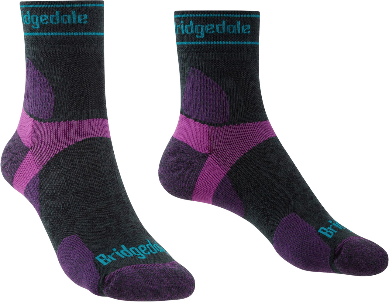Bridgedale Trail Run Ultralight T2 Merino Sport 3/4 Crew Socks - Women's