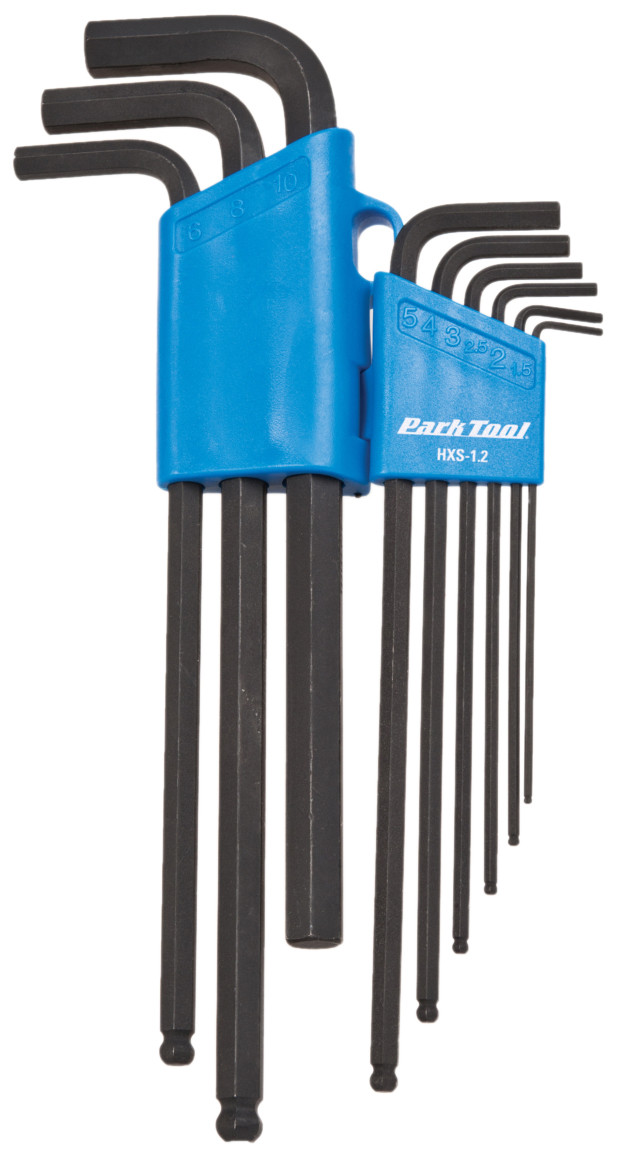 Park Tool HXS-1.2 L-Shaped Hex Wrench Set