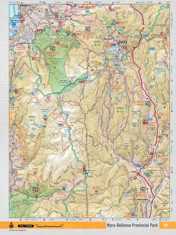Backroad Mapbooks Thompson Okanagan BC