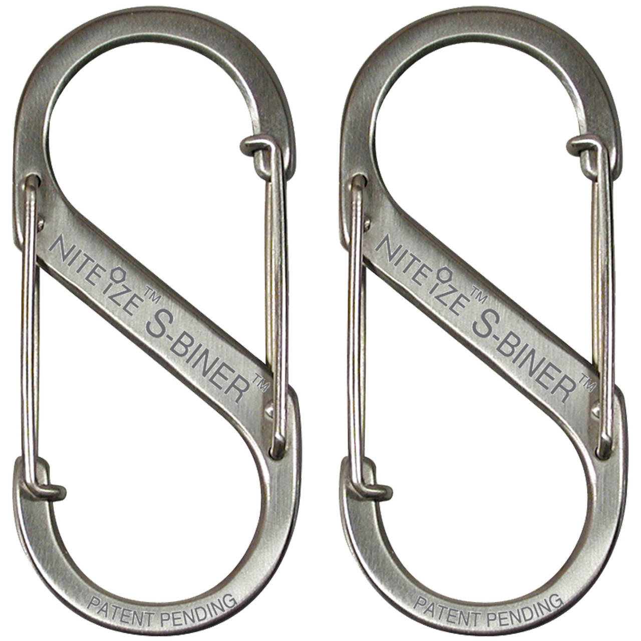 Nite Ize Dual Carabiner Stainless Steel (2 Pack)