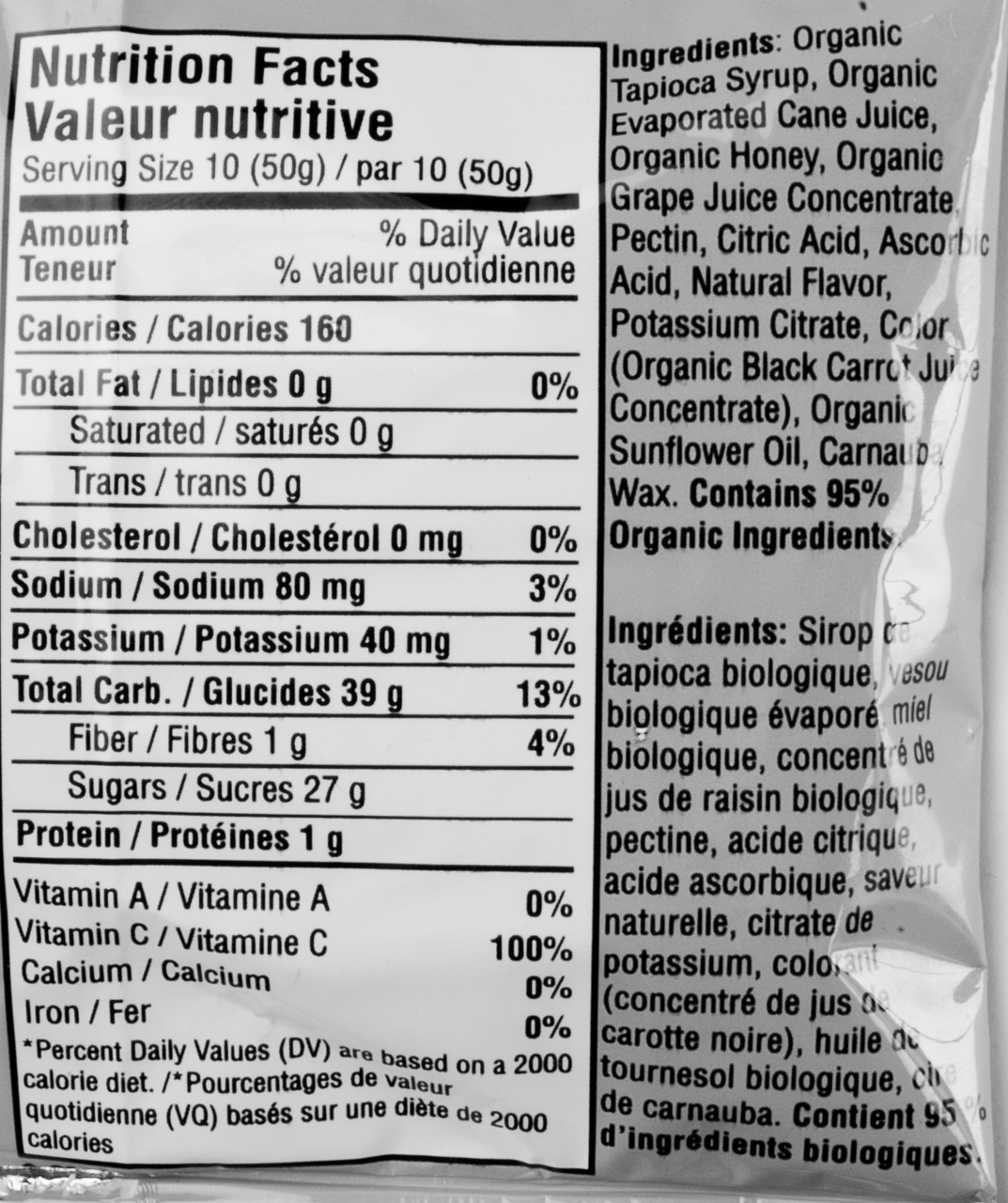 Honey Stinger Organic Energy Chews Pink Lemonade