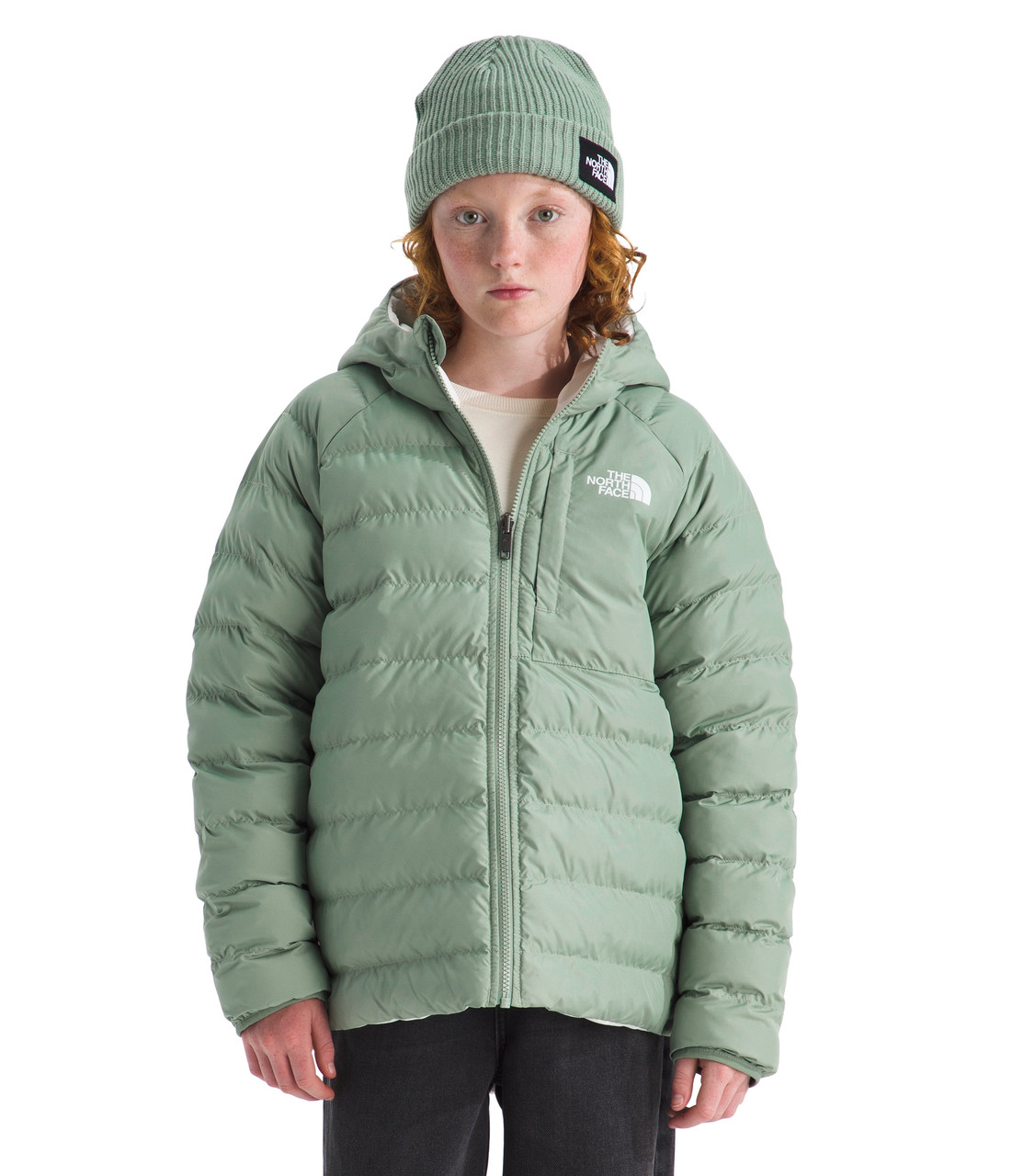 The North Face Reversible Perrito Hooded Jacket - Girls' - Youths
