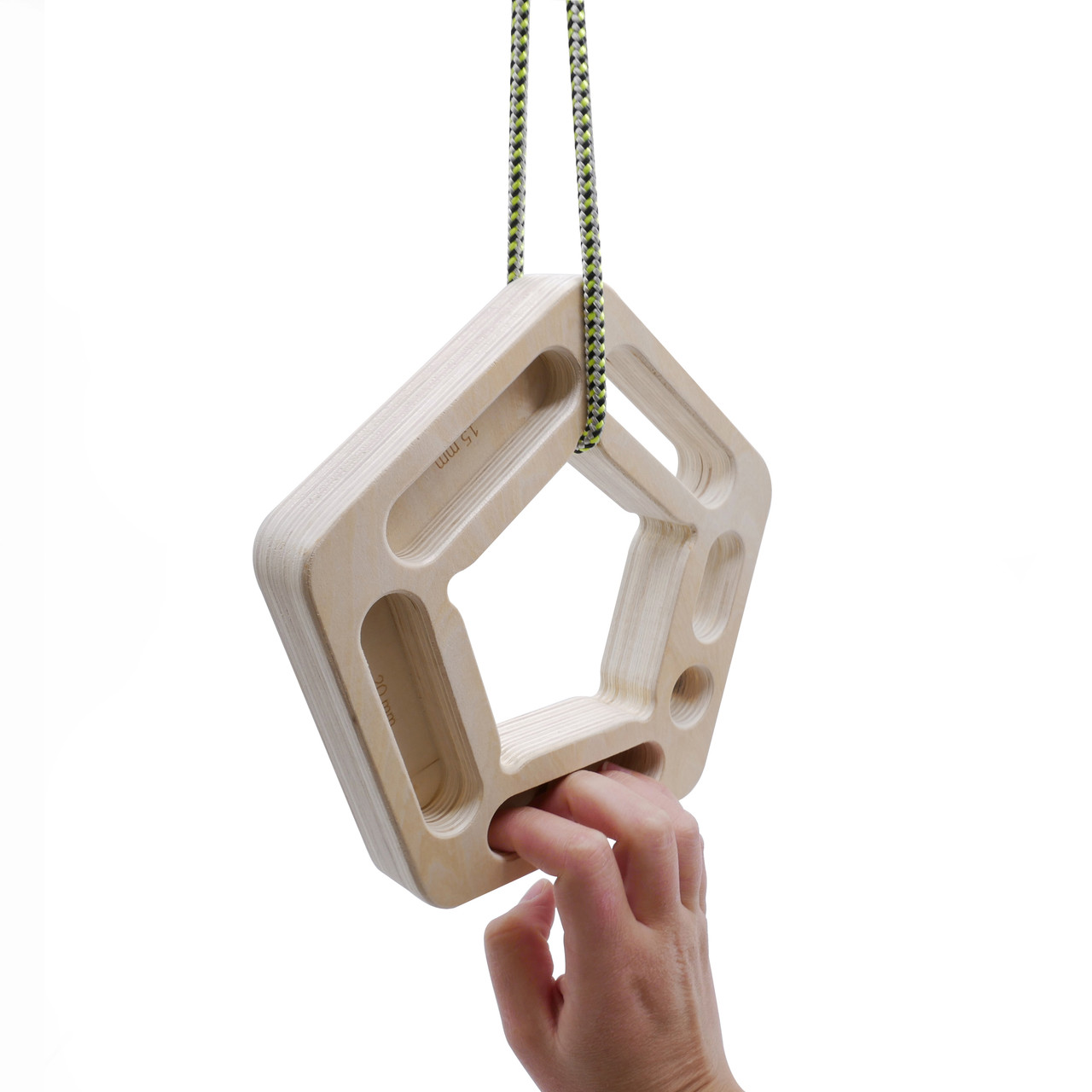 YY Vertical Penta Wood Portable Hangboard