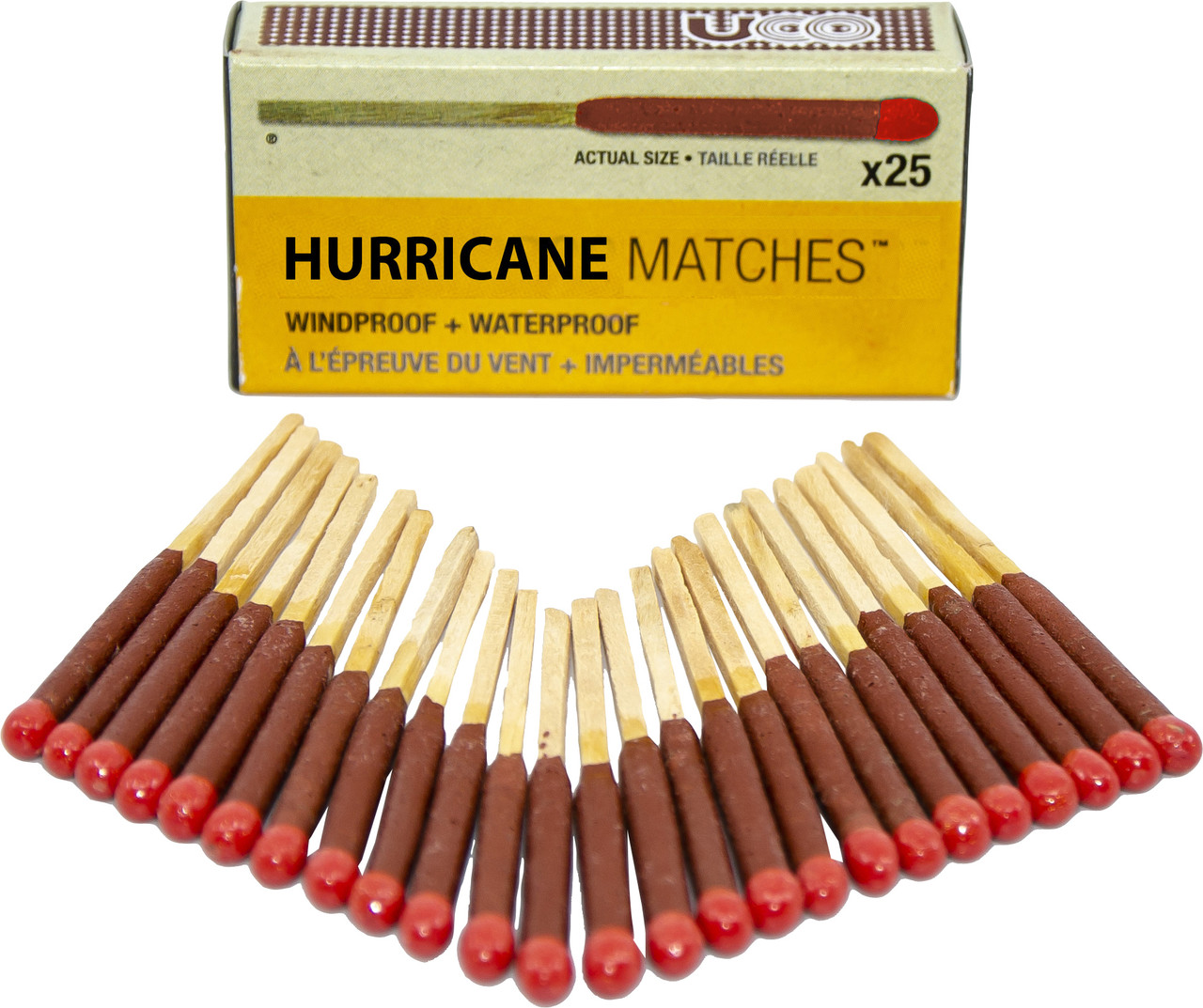 UCO Hurricane Match 25 Pack