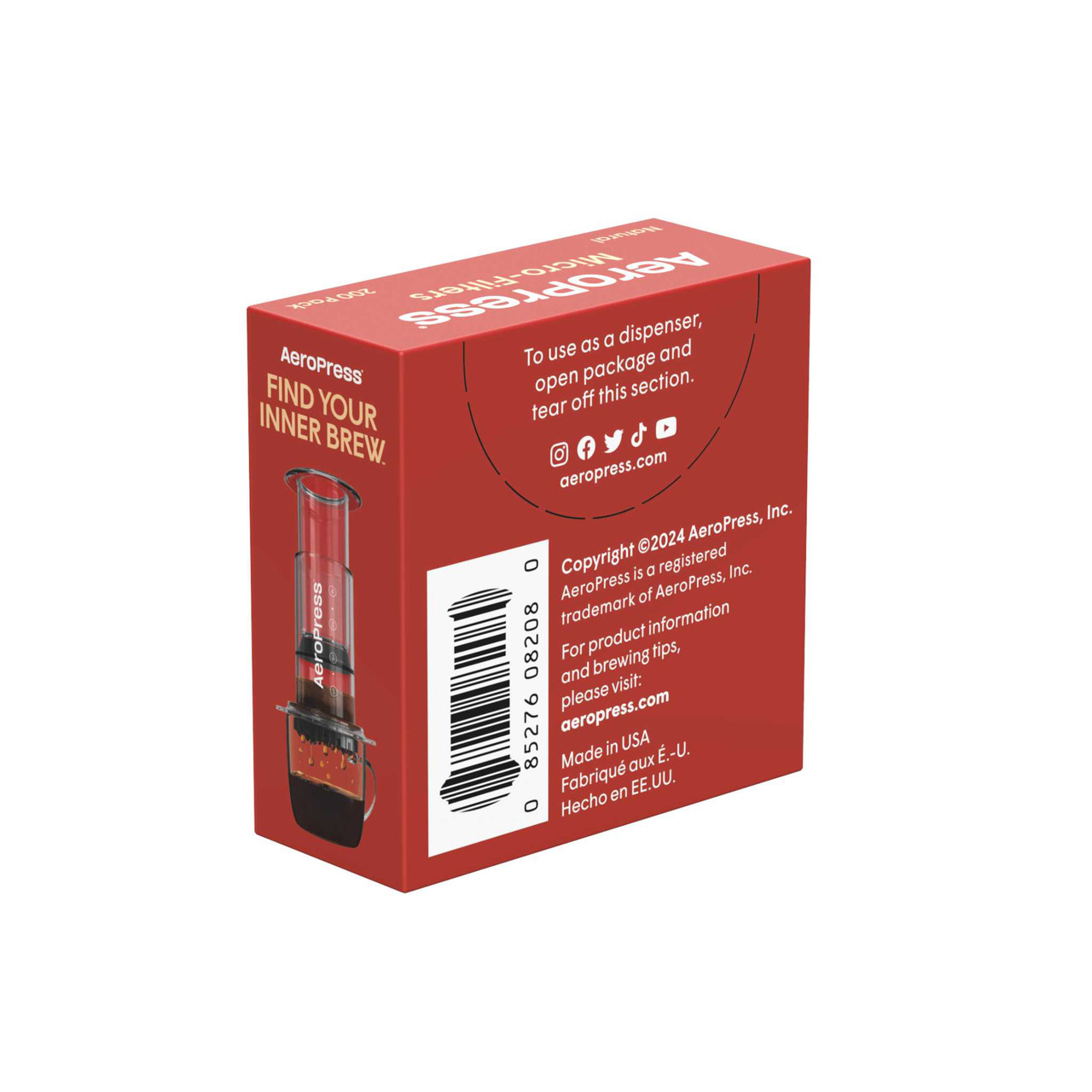 Aeropress Natural Paper Coffee Filter