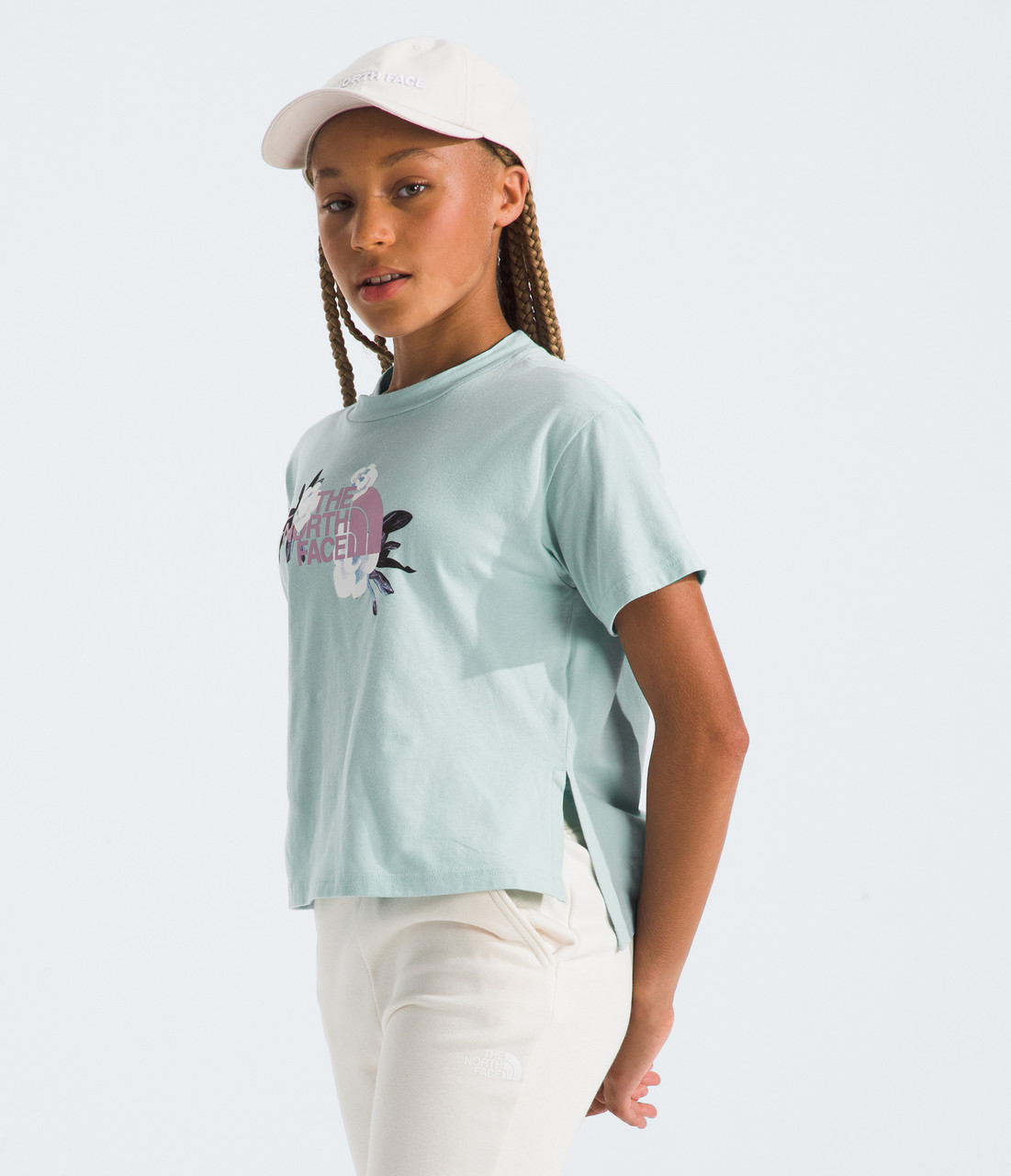 The North Face Winter Flowers Short Sleeve Tee - Girls' - Youths