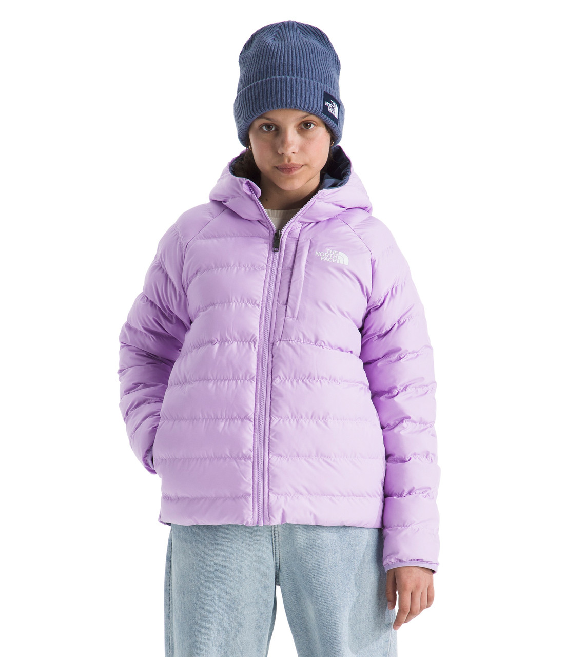 The North Face Reversible Perrito Hooded Jacket - Girls' - Youths