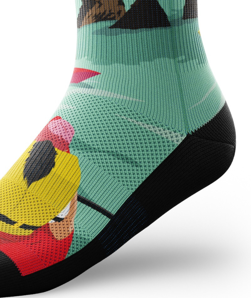 Outway Hopewell Rocks Crew Sock - Unisex