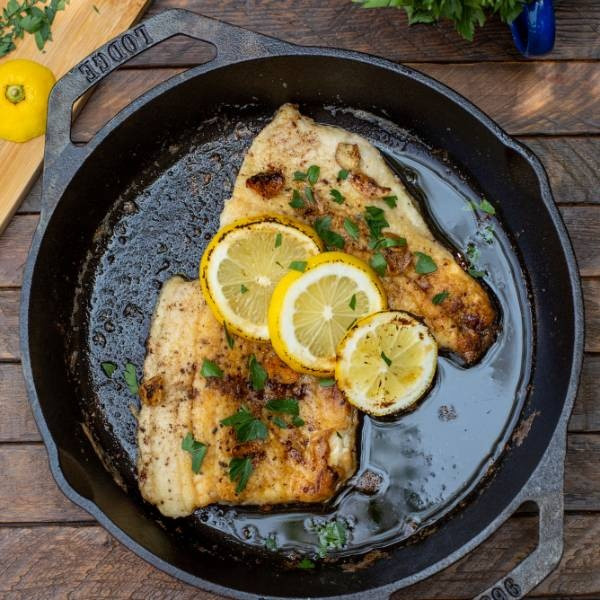 Lodge Wanderlust 10.25in Cast Iron Dual Handle Camper Pan