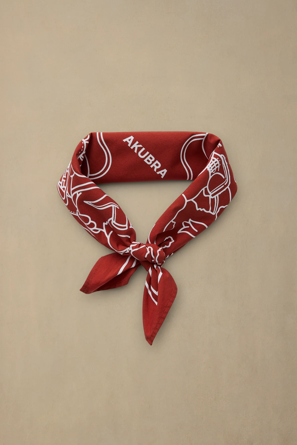 Akubra x Jake Ross – Limited Edition - Bandana 006 - Uluru Red