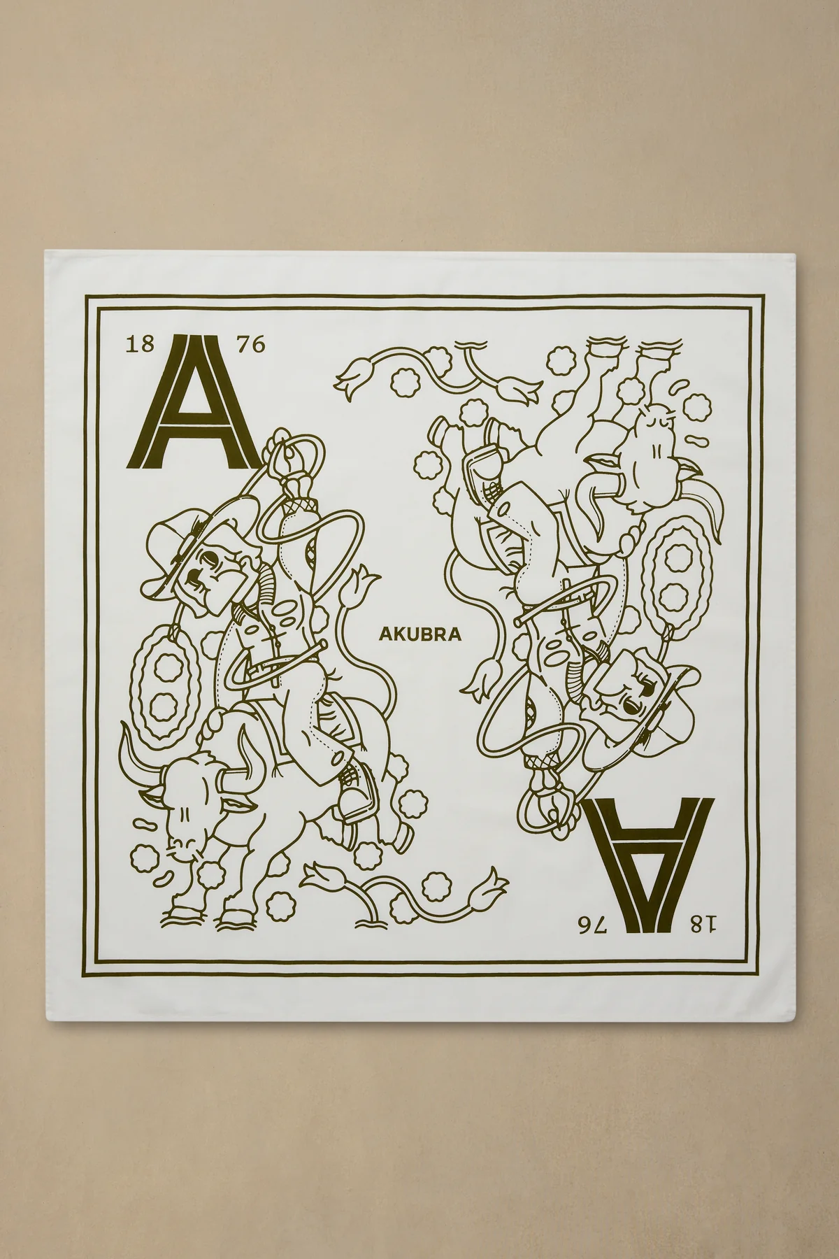 Akubra x Jake Ross – Limited Edition - Bandana 005 - Sandstone