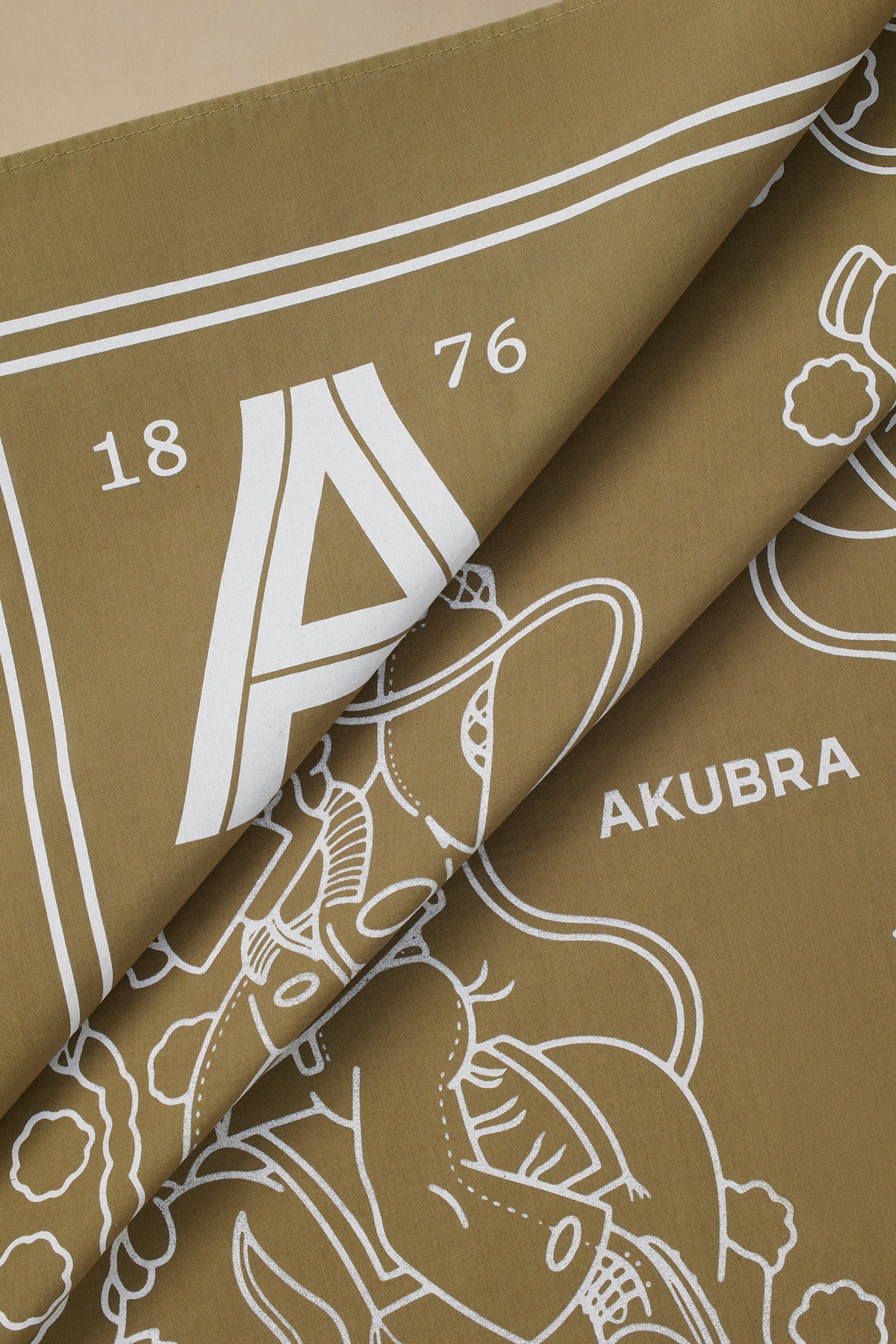 Akubra x Jake Ross – Limited Edition - Bandana 004 - Yarra Green