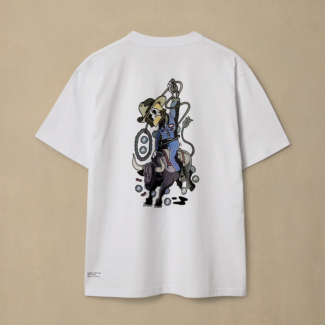 Akubra x Jake Ross – Limited Edition - Tee 002 - Rough Rider