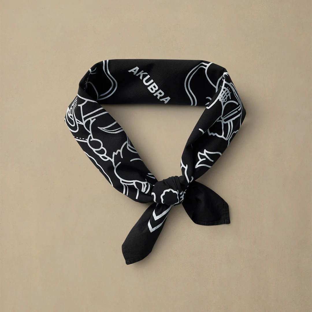 Akubra x Jake Ross – Limited Edition - Bandana 003 - Basalt