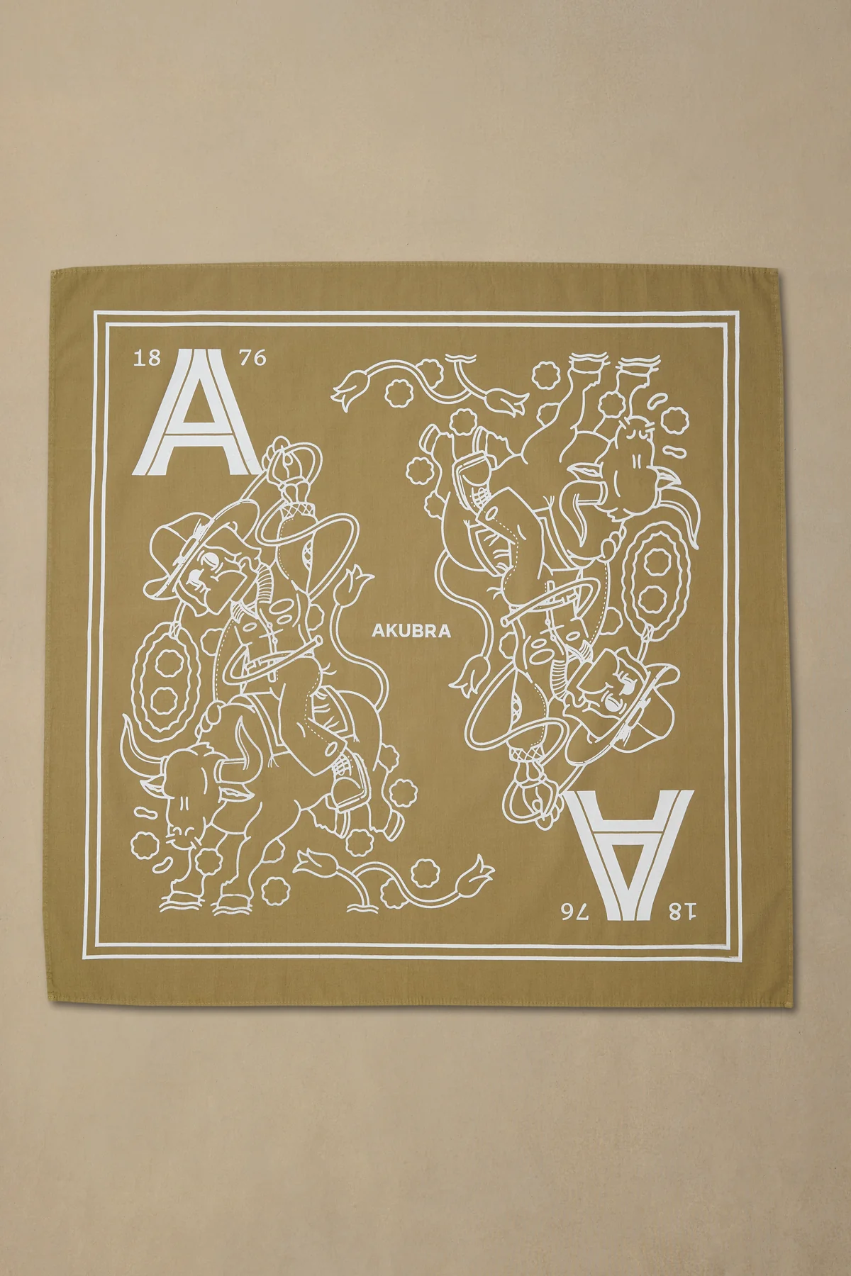 Akubra x Jake Ross – Limited Edition - Bandana 004 - Yarra Green