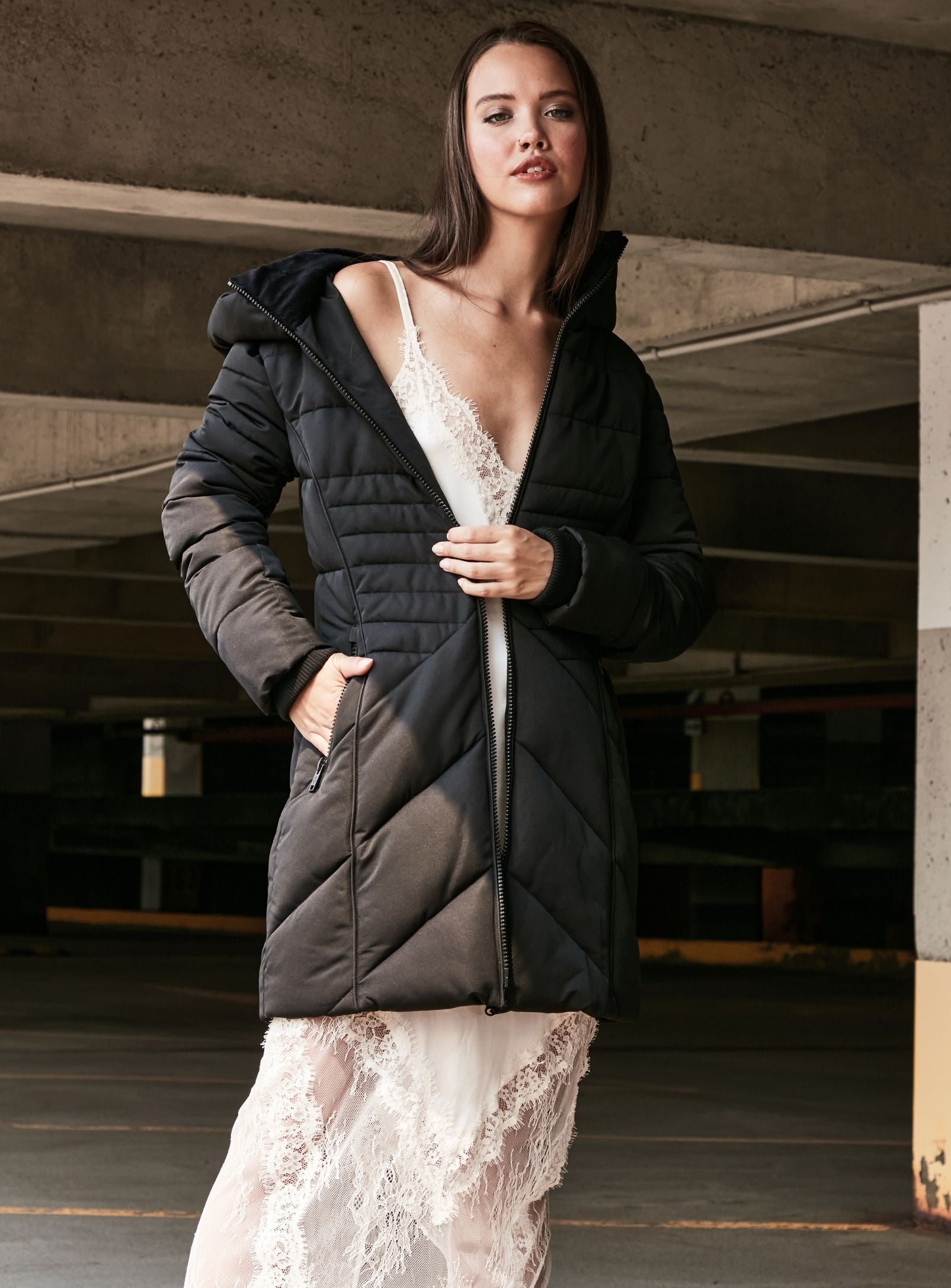 ARNETIA | Long Oxford parka||ARNETIA | Parka longue oxford