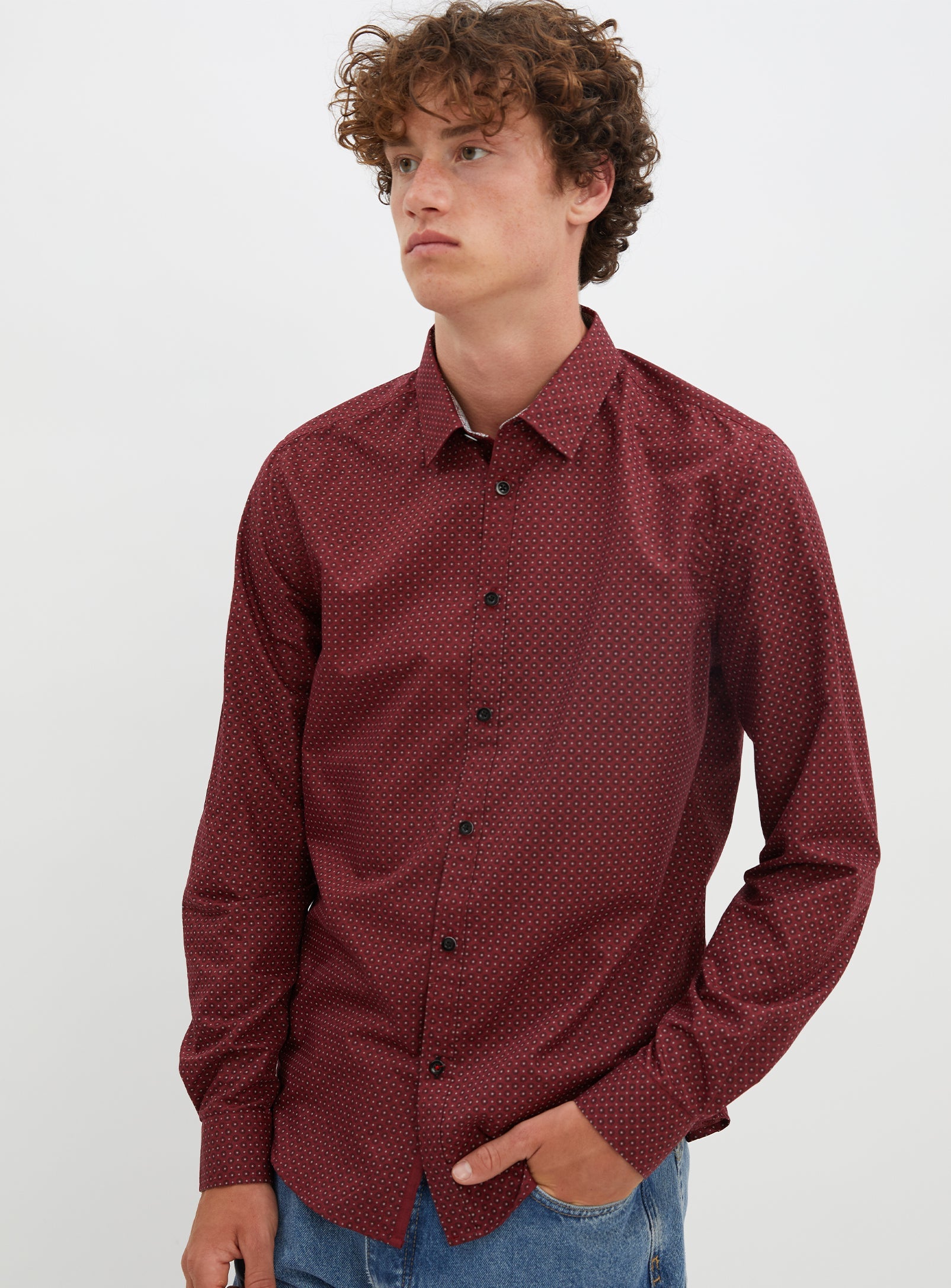 BEN | Luxury collection printed shirt || BEN |  Chemise imprimé collection luxe