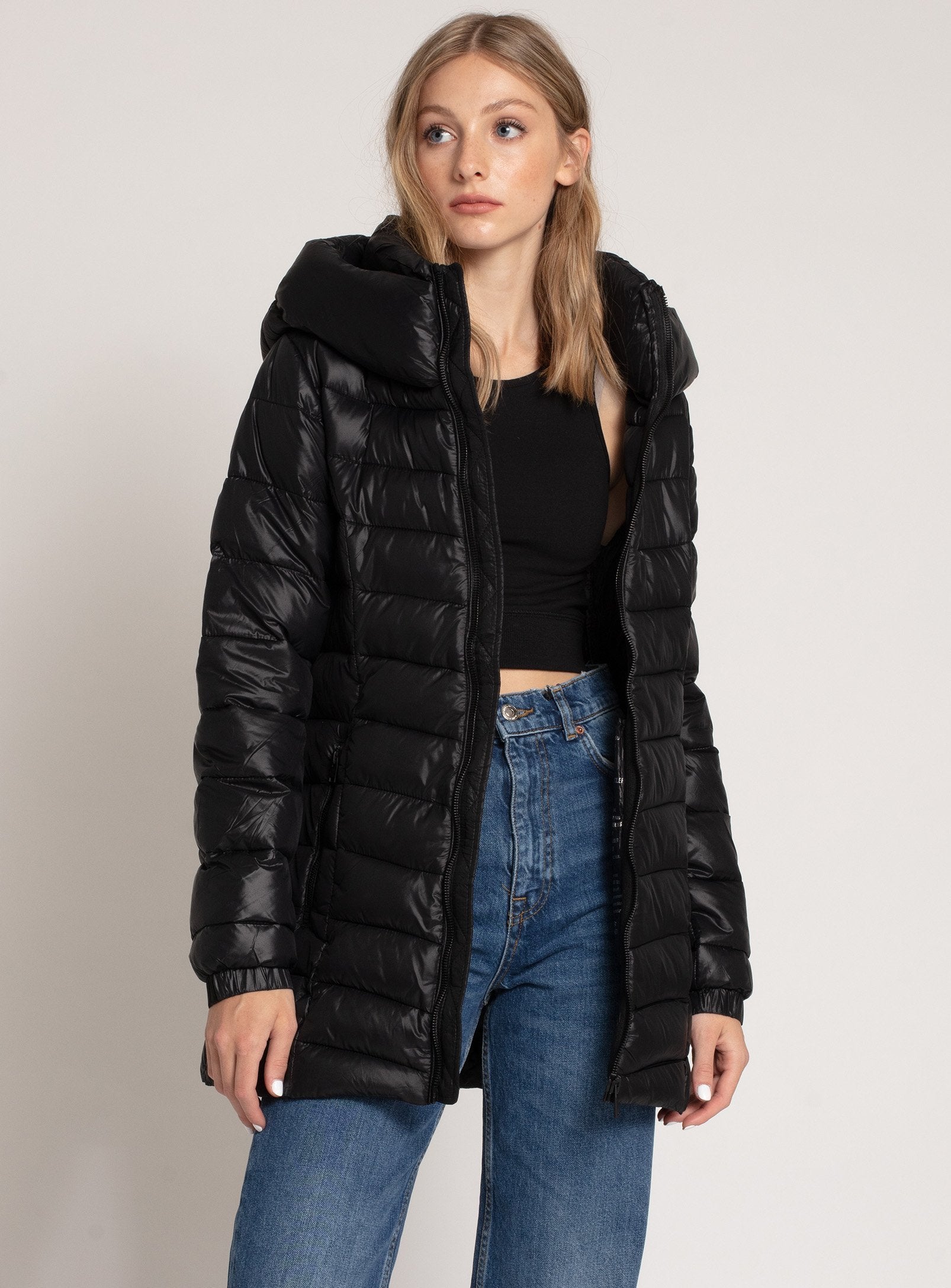 CLAUDIA | QUILTED MIDWEIGHT PUFFER JACKET||CLAUDIA | VESTE MATELASSÉE MOYENNE