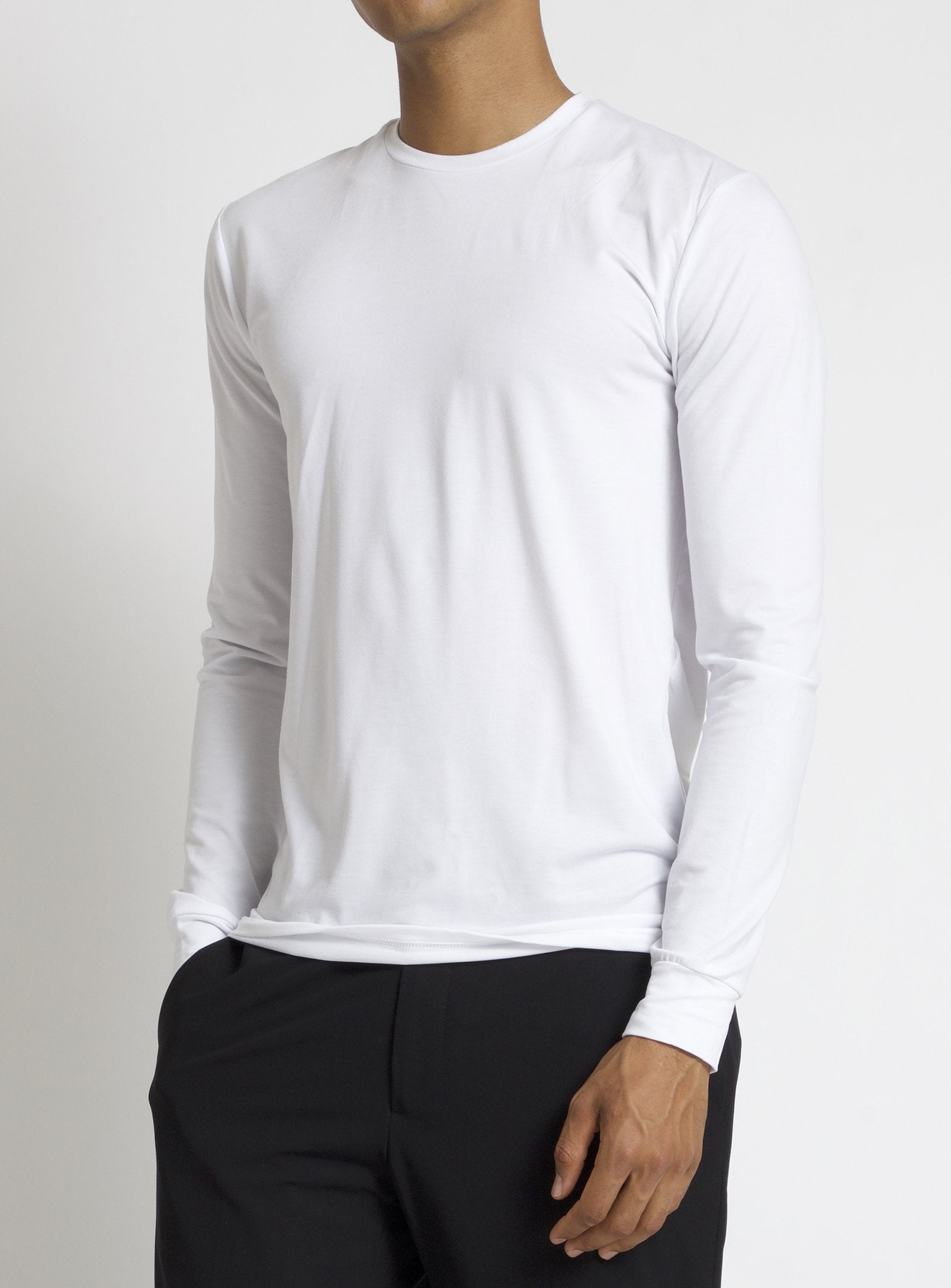 ZEL |  Dry edition crewneck longue sleeve t-shirt || NEL | T-shirt à col roulé à  manche longue édition Sec