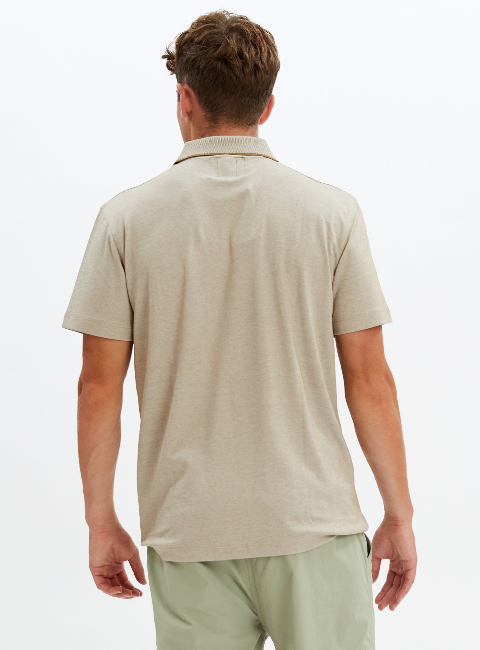 GREG | Two-tones pique polo || GREG | Polo point zéro