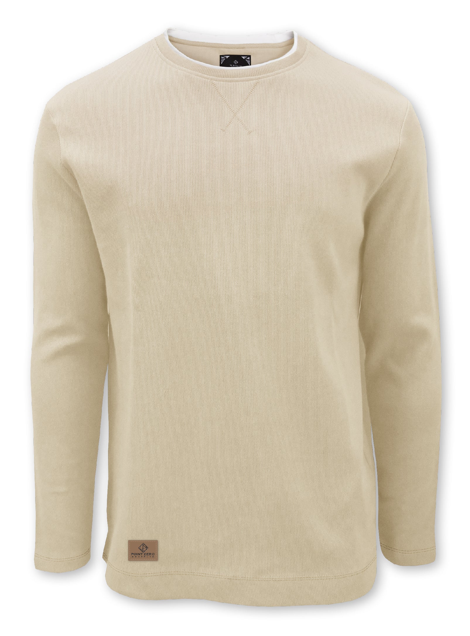 JOSH | Long Sleeve Crew Neck Rib T-shirt  ||  JOSH  | T-shirt Côtelé à Manches Longues Et Col Rond