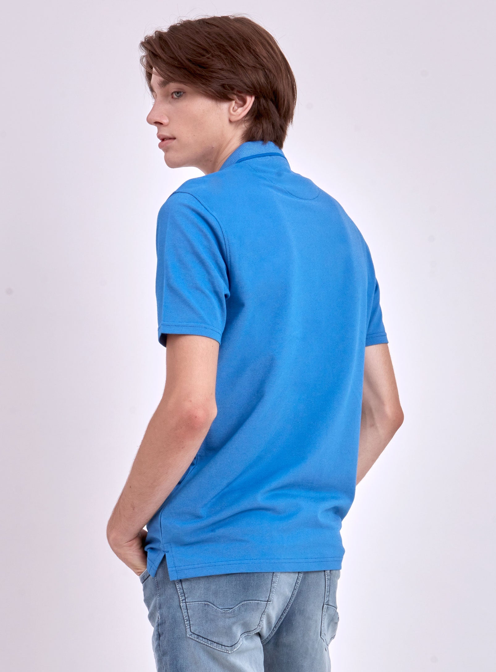 GREG | Two-tones pique polo || GREG | Polo point zéro