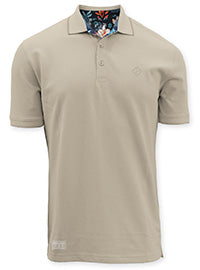 GREG | Two-tones pique polo || GREG | Polo point zéro