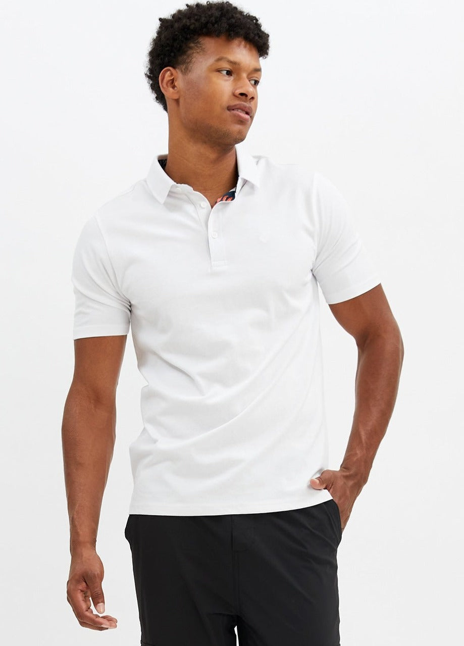 GREG | Two-tones pique polo || GREG | Polo point zéro