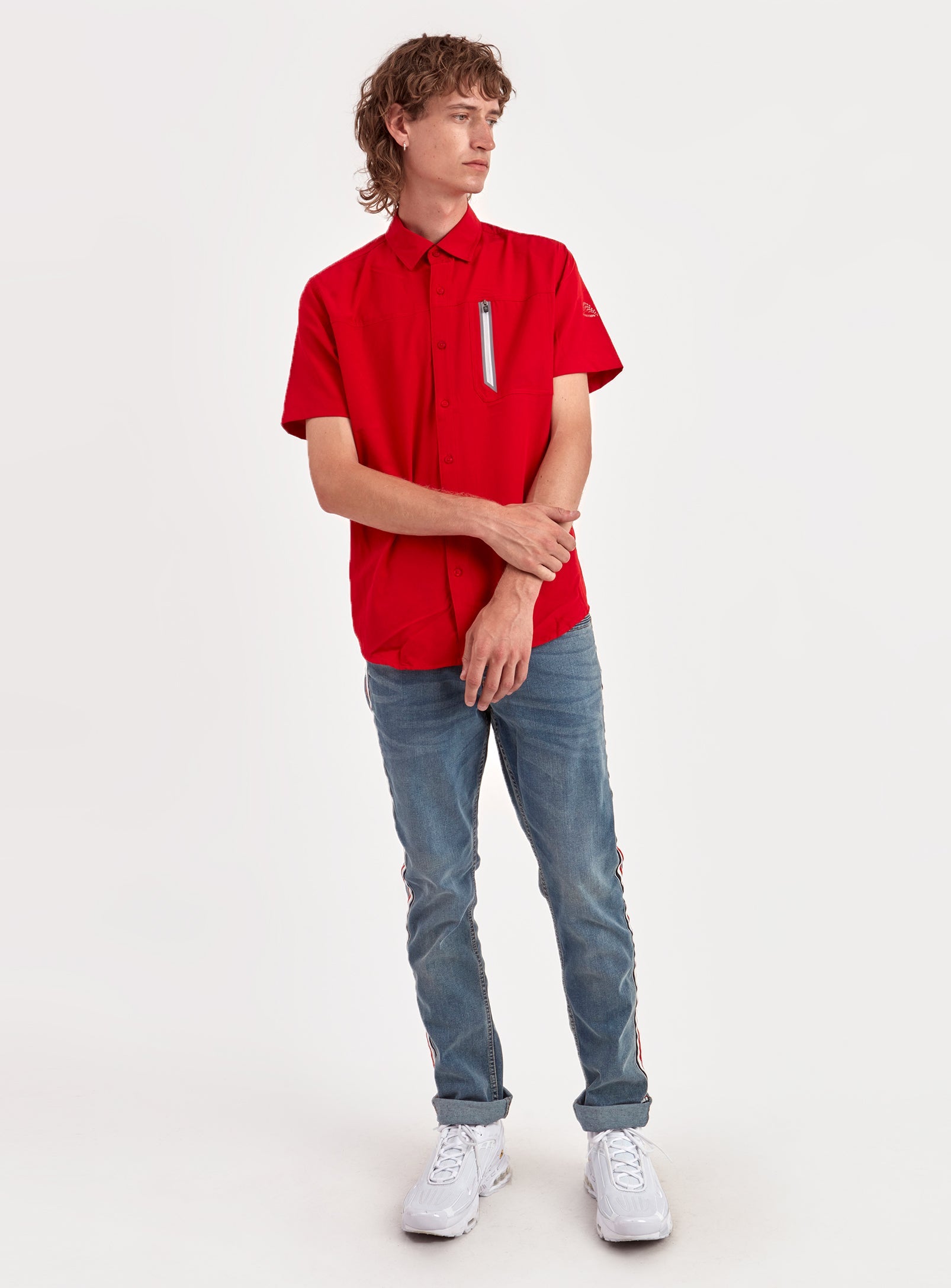 WAYY | Solid 4-way-stretch dry edition shirt || WAYY | Chemise solide en édition sèche extensible dans les 4 sens