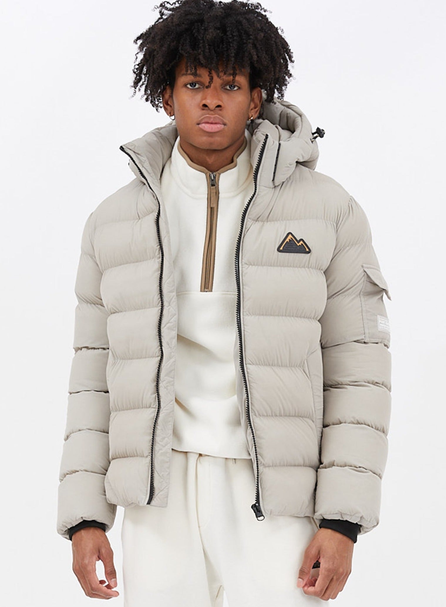 ASHTON  | Corduroy nylon puffer jacket  || ASHTON  | Doudoune en nylon velours côtelé