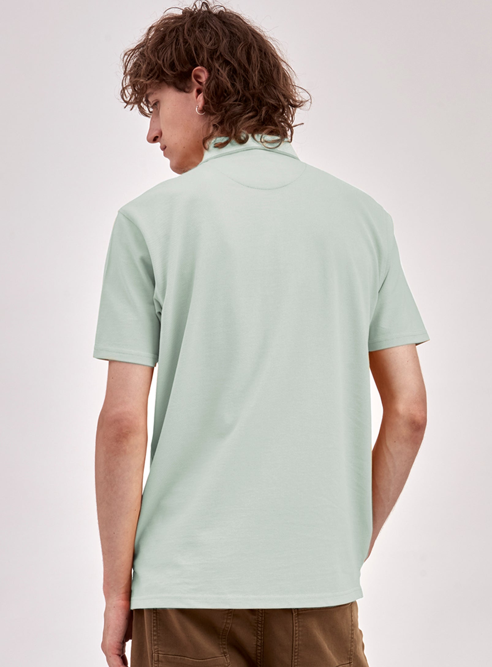 GREG | Two-tones pique polo || GREG | Polo point zéro