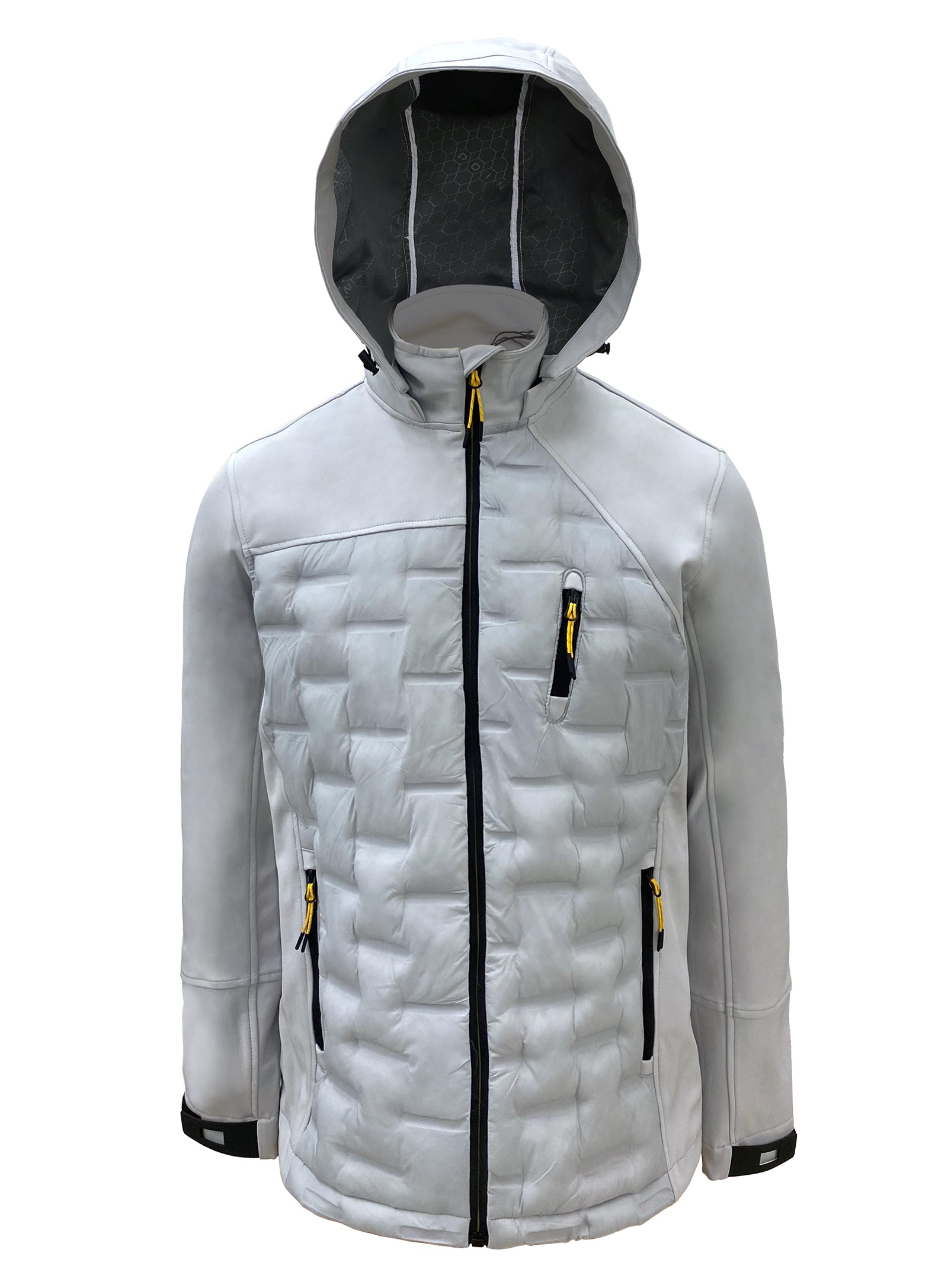 JAYDEN | Heat sealed quilted/dewspo bonded mesh jacket || JAYDEN | Veste en maille matelassée thermoscellée/dewspo bonded