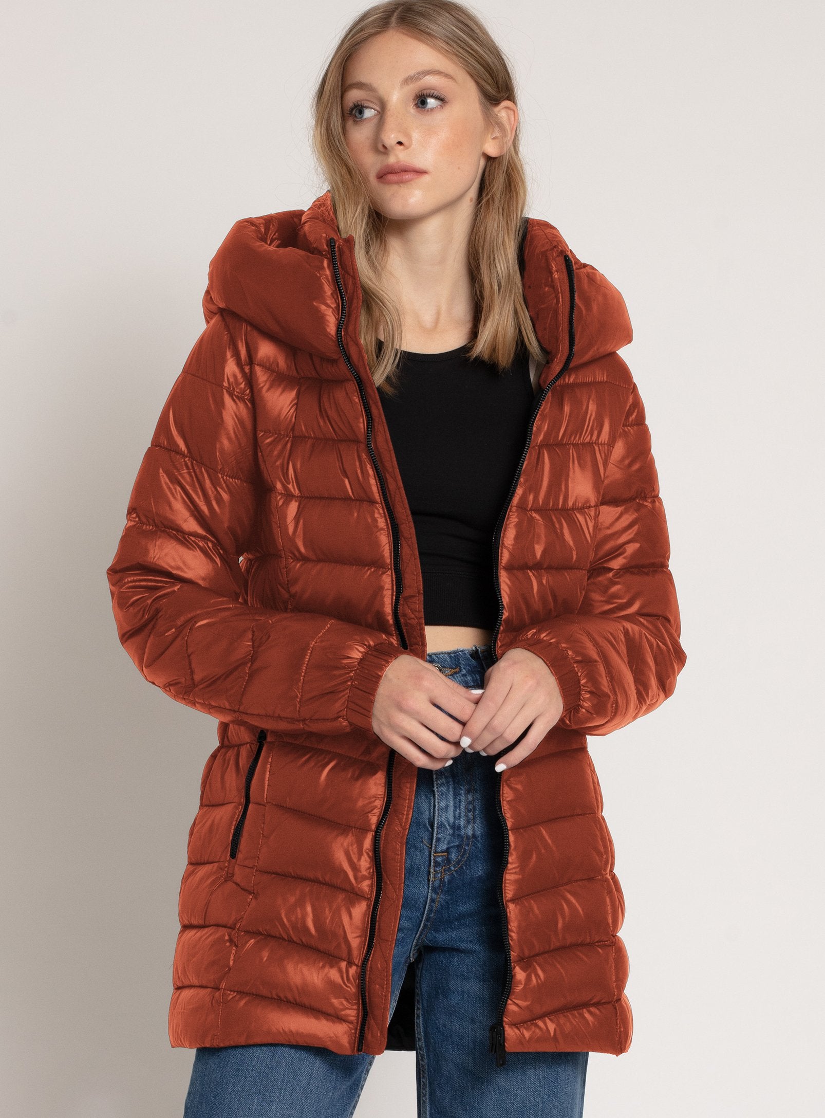 CLAUDIA | QUILTED MIDWEIGHT PUFFER JACKET||CLAUDIA | VESTE MATELASSÉE MOYENNE