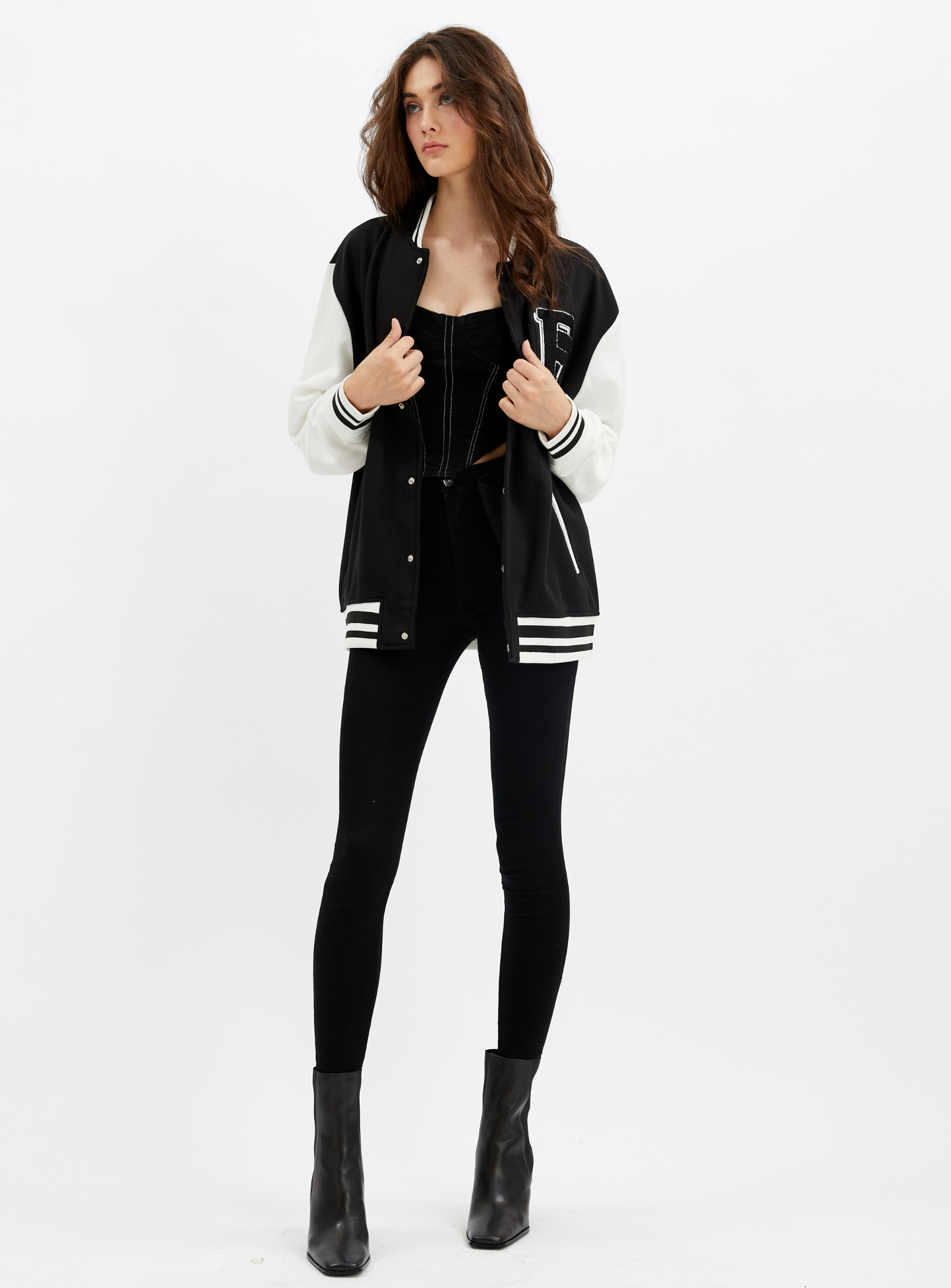 YORKDALE | Varsity unisex sweatshirt fleece jacket || YORKDALE | Veste unisexe molletonnée style universitaire