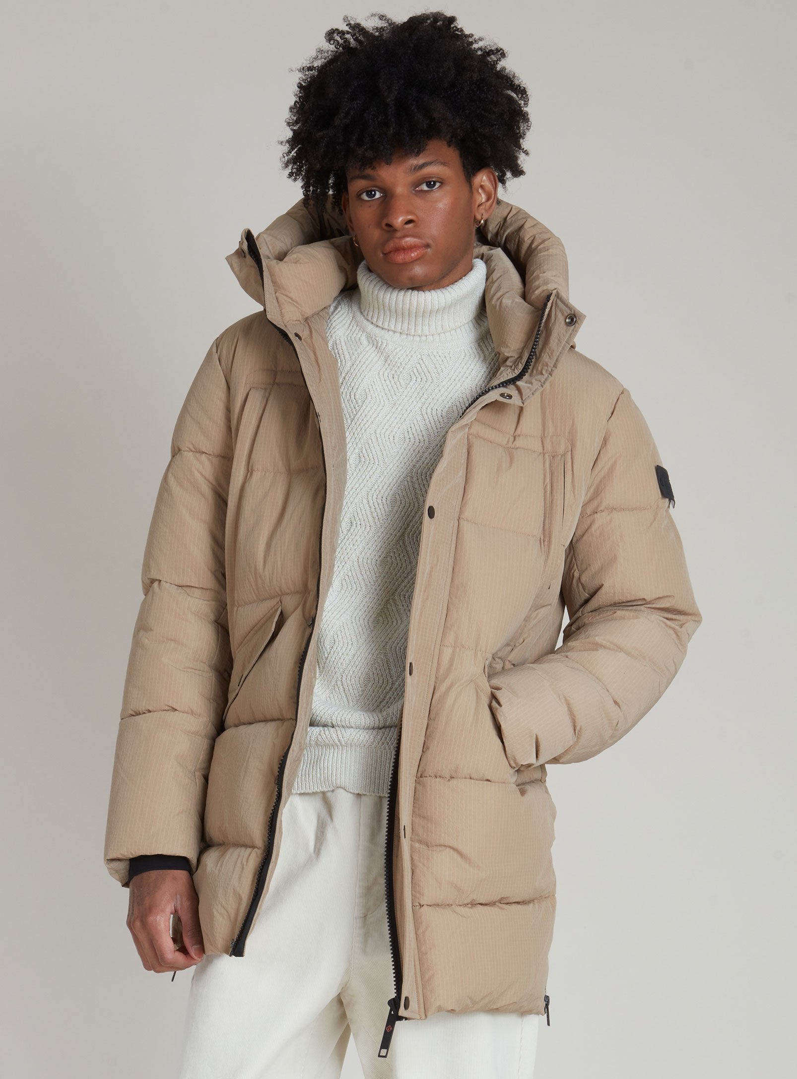 BYRNE | SUSTAINABLE QUILTED PUFFER JACKET||BRNE| VESTE MOLLETONNÉE DURABLE